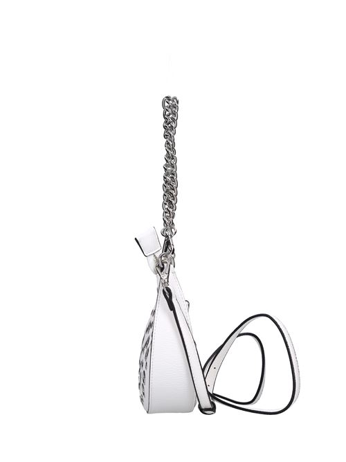 Faux leather bag with silver eyelets ERMANNO SCERVINO | 12401719BIANCO